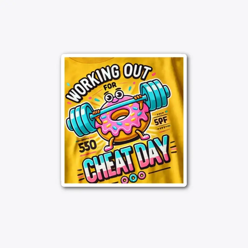 Working out for Cheat Day T -shirt