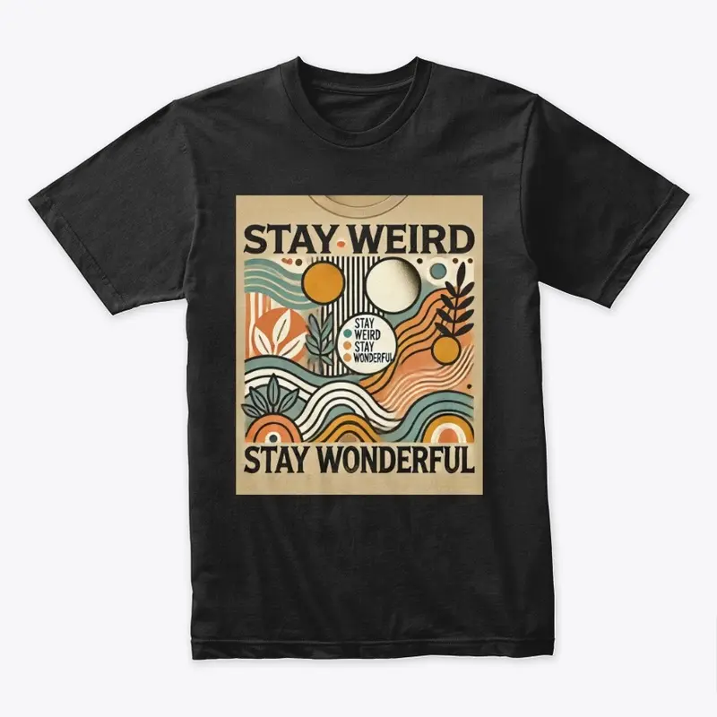 Stay Weird and Stay Wonderful T -Shirt