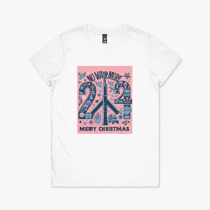 No war more Merry Christmas 24 T-shirt