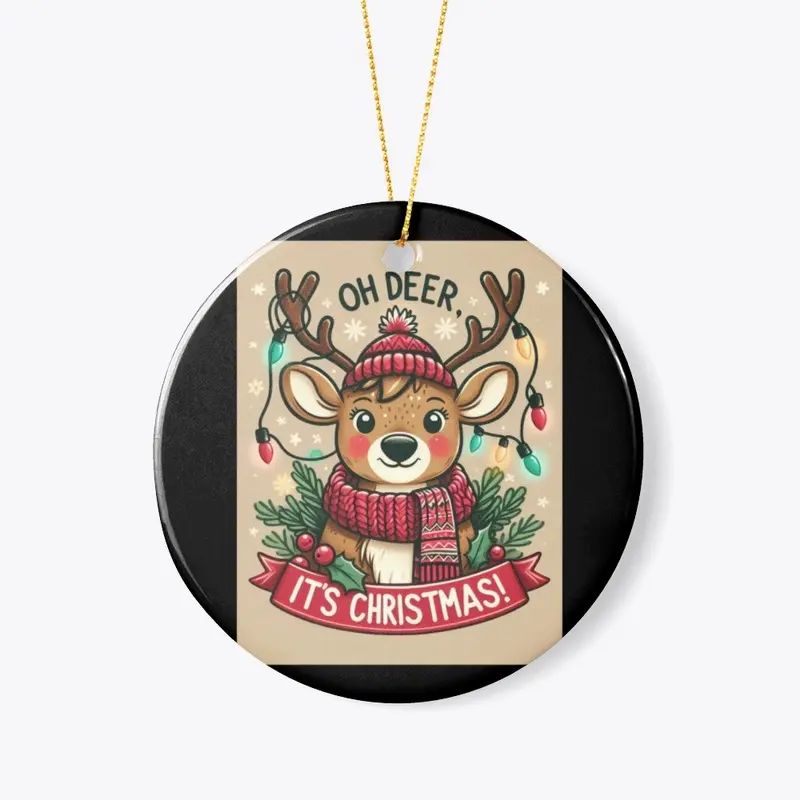 Oh Deer it's Christmas T-shirt