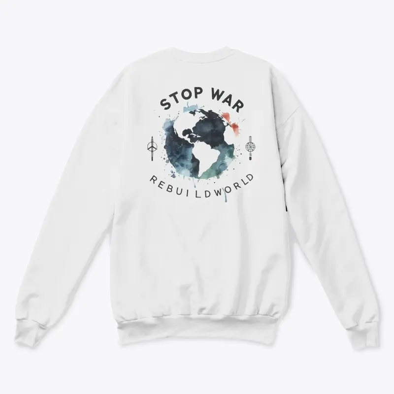 Stop war rebuild world t shirt