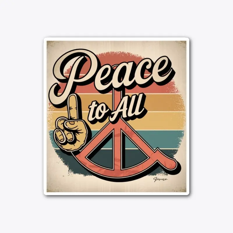 PEACE TO ALL T SHIRT