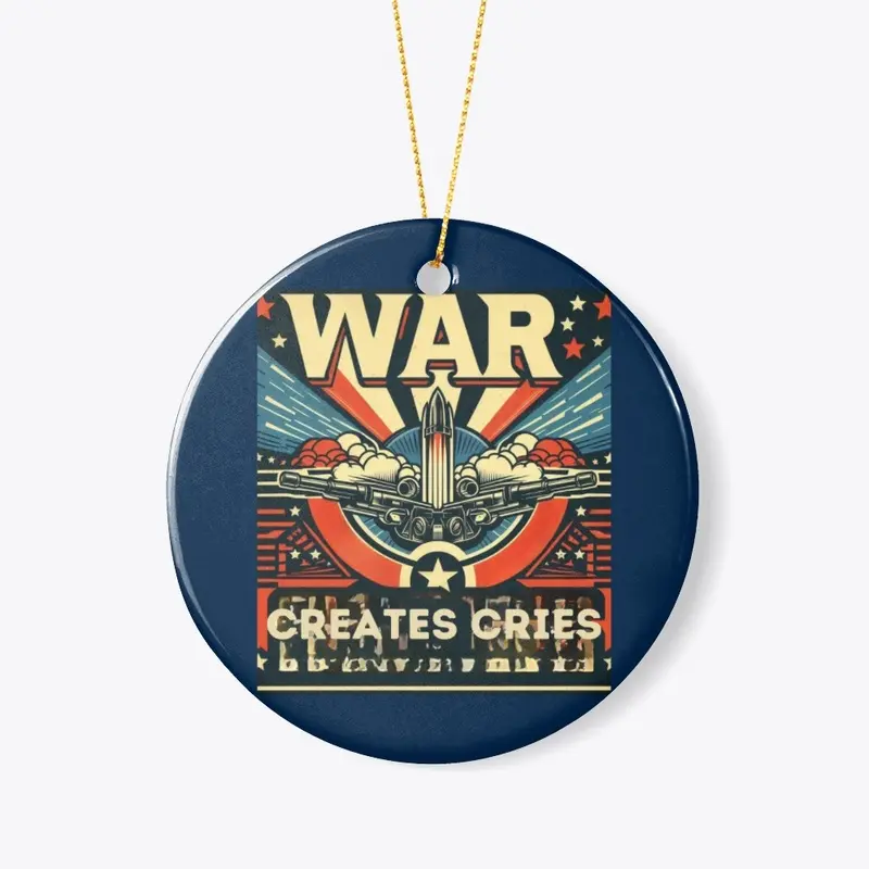 War creates cries T- shirt