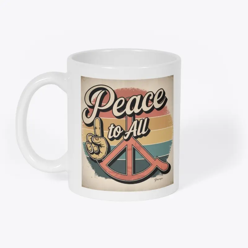 PEACE TO ALL T SHIRT